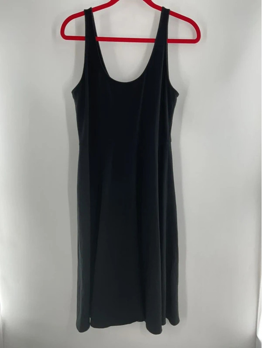 A New Day women’s size large sleeveless, MIDI address black 058